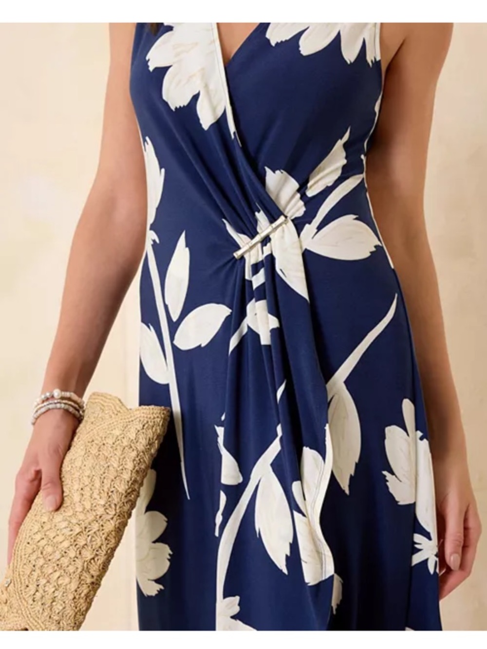 Tommy Bahama Flora Nights Midi Dress NWT - Picture 2 of 9
